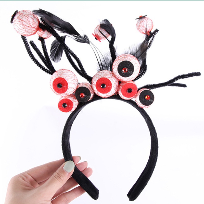 Băng Đô Cài Tóc Hình Đôi Mắt Điên Cuồng Thời Trang Halloween