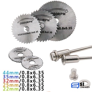 Đĩa cắt răng cắt gỗ nhựa mica thép HSS 22mm đến 44mm