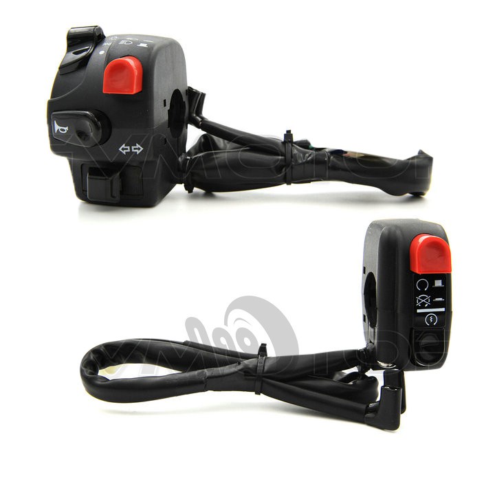 Cùm công tắc Domino - Size cùm 22mm - phụ tùng đồ chơi moto