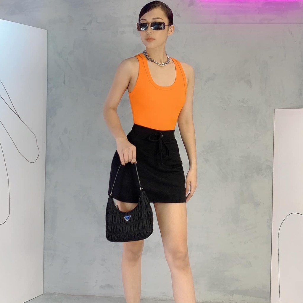 Chân Váy Da Cá Ngắn Nữ Busy Dáng A Cạp Chun CVDC | BigBuy360 - bigbuy360.vn