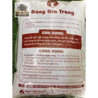 VIÊN ĐẤT NUNG SFARM ( SỎI NHẸ ) - TÚI 5DM3 ( KT 5-10MM )