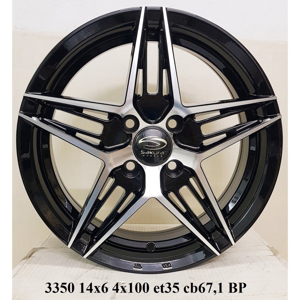 Lazang đúc 14 inch lắp cho xe Chevrolet Spark, Aveo , Honda Brio