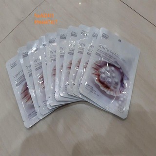 [XẢ KHO] Mặt Nạ Dưỡng Da Ngọc Trai White Pearl Mask Amisilk Korea Combo 5 Miếng