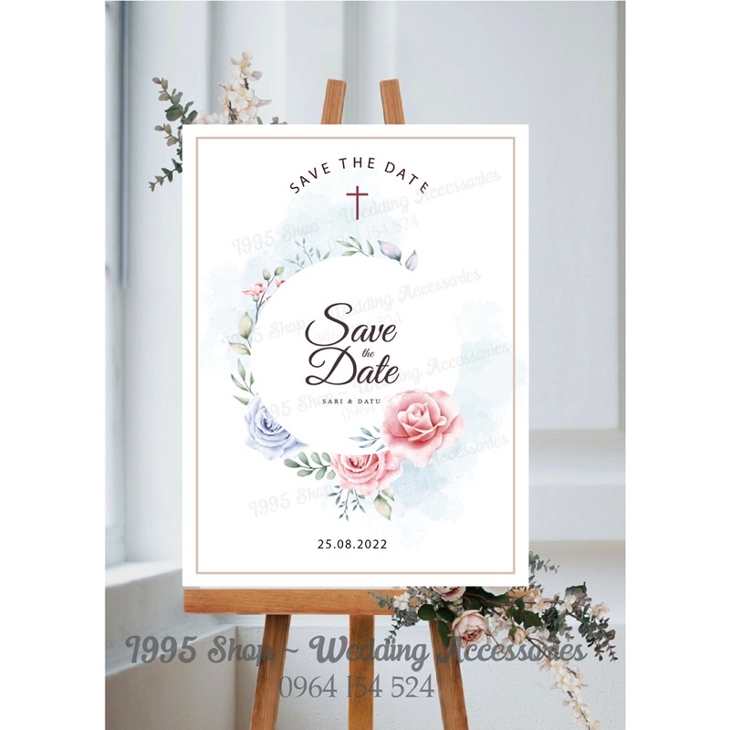 Bảng welcome đám cưới, bảng lễ gia tiên, bảng tên đám cưới