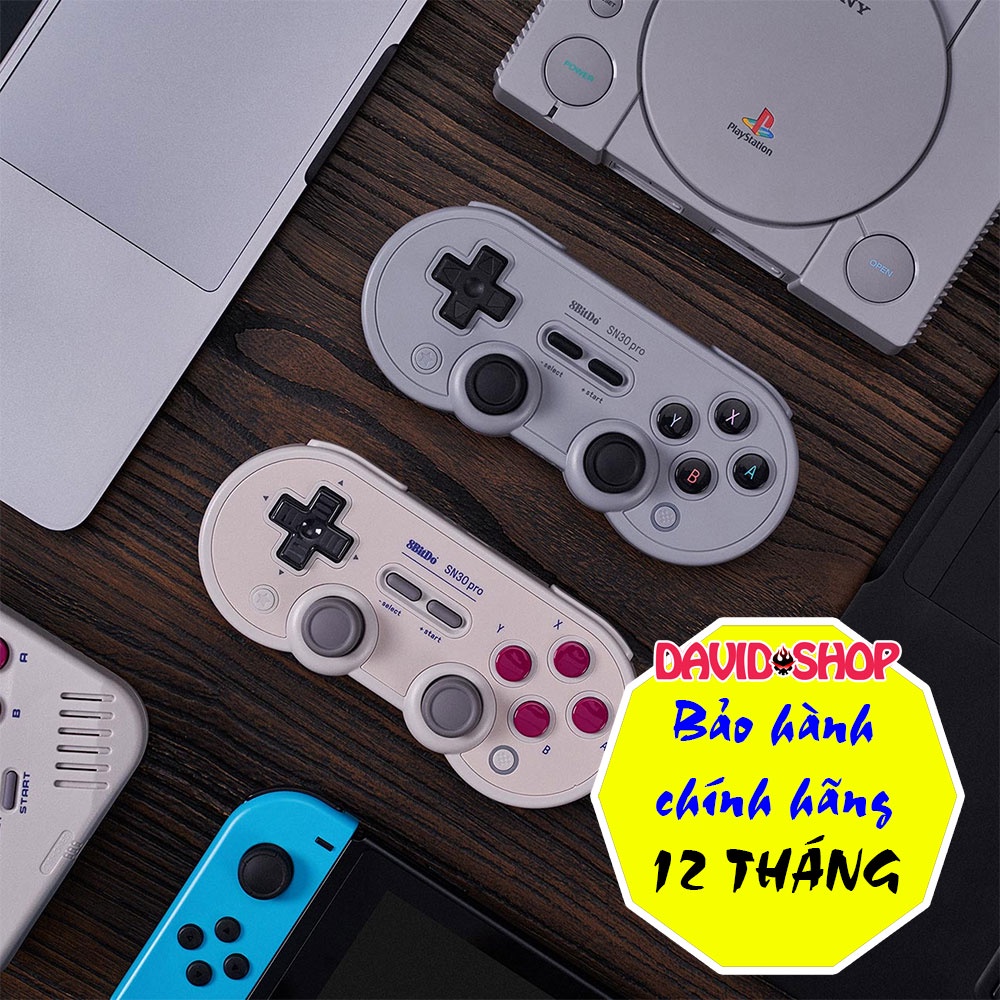 Tay cầm không dây 8Bitdo SN30 Pro phiên bản G Classic Edition &amp; Gray Edition