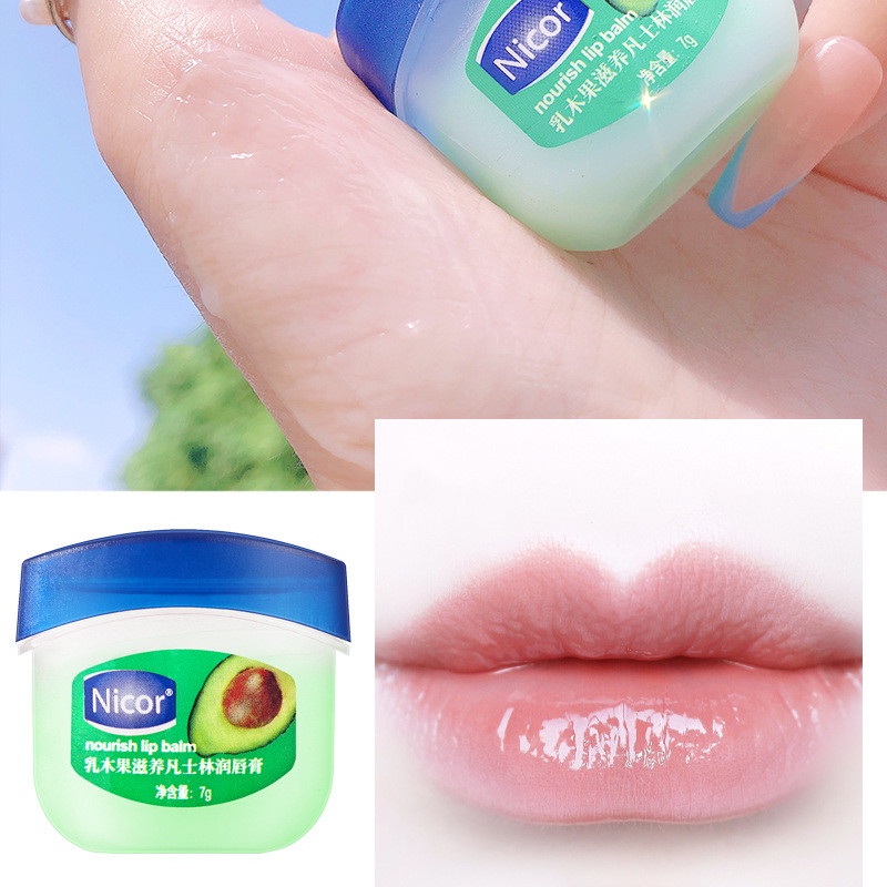 4 cái Mini Nicor Vaseline Son Dưỡng Môi Mặt Nạ Dưỡng Ẩm Dưỡng Ẩm Lâu Dài Nuôi Dưỡng Mịn Màng
