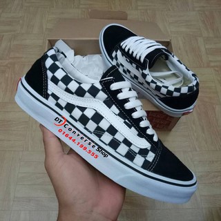 🔥Giày Old Skool màu caro đen trắng nam nữ🔥