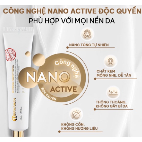 Kem Dưỡng Đa Năng 3 Trong 1 Dermahan Whitening Perfect Cream 40ml