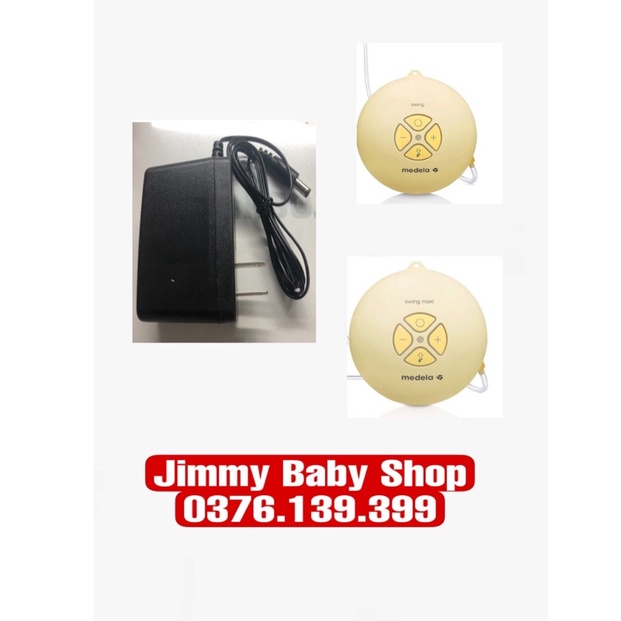 Dây nguồn điện  5v,9v,12v cho máy hút sữa Medela swing,pump,freestyle