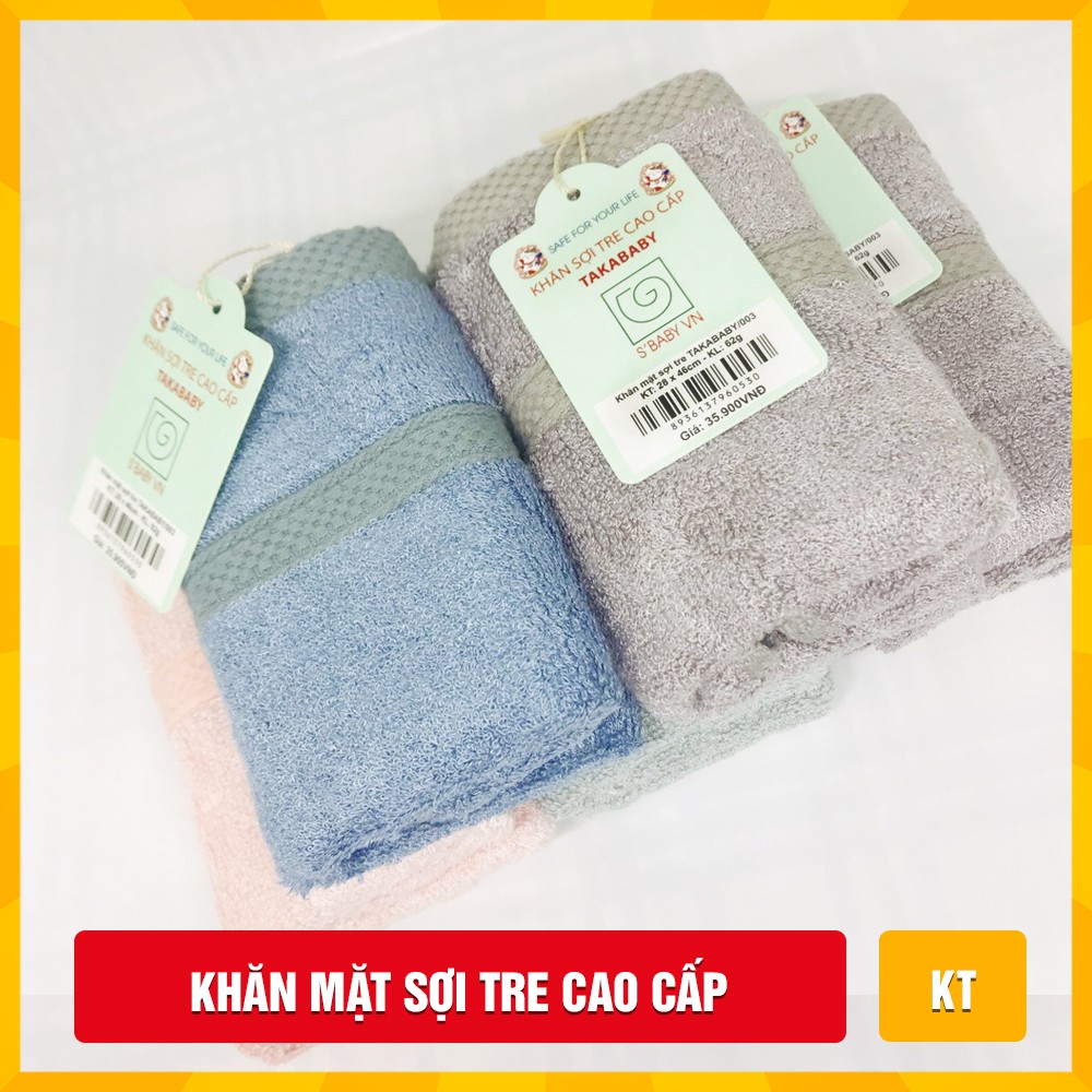 Khăn mặt sợi tre cao cấp xuất khẩu mềm mại thấm nước cực tốt, màu sắc sang trọng