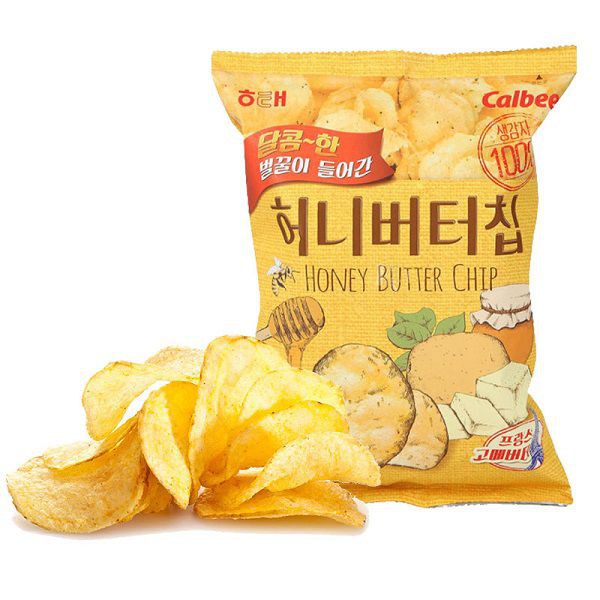 Snack khoai tây bơ mật ong Calbee Nhật Bản gói 60gr