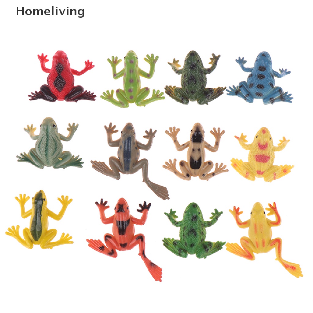 Set 12 Mô Hình Ếch Đồ Chơi Giáo Dục Cho Bé