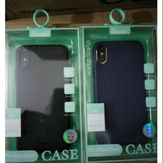 Ốp dẻo Vu case màu xho IPhone X - Đen, xanh