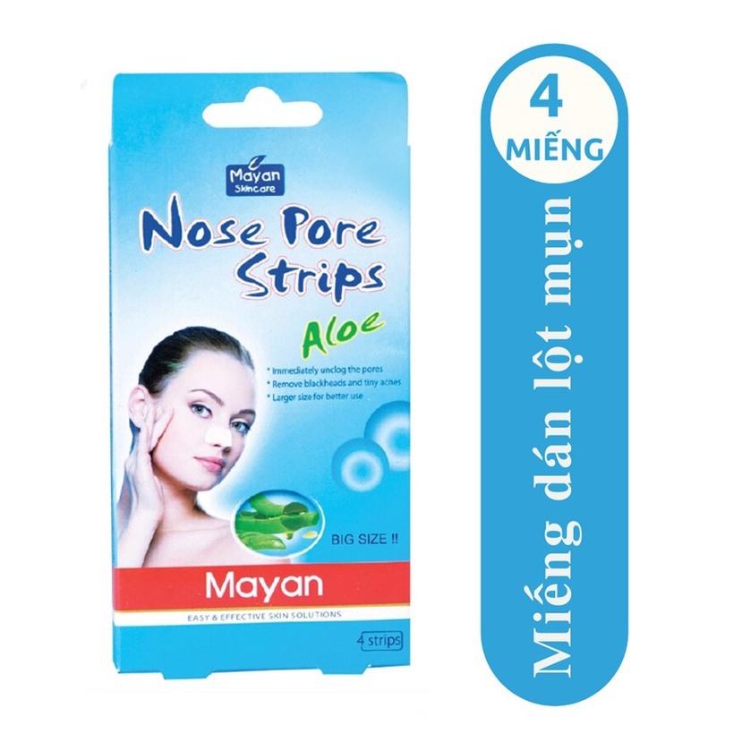 Lột mụn đầu đen Mayan từ than tre hoạt tính, lô hội, từ Hàn Quốc ngừa mụn cám, mụn trên mũi cho nam, nữ