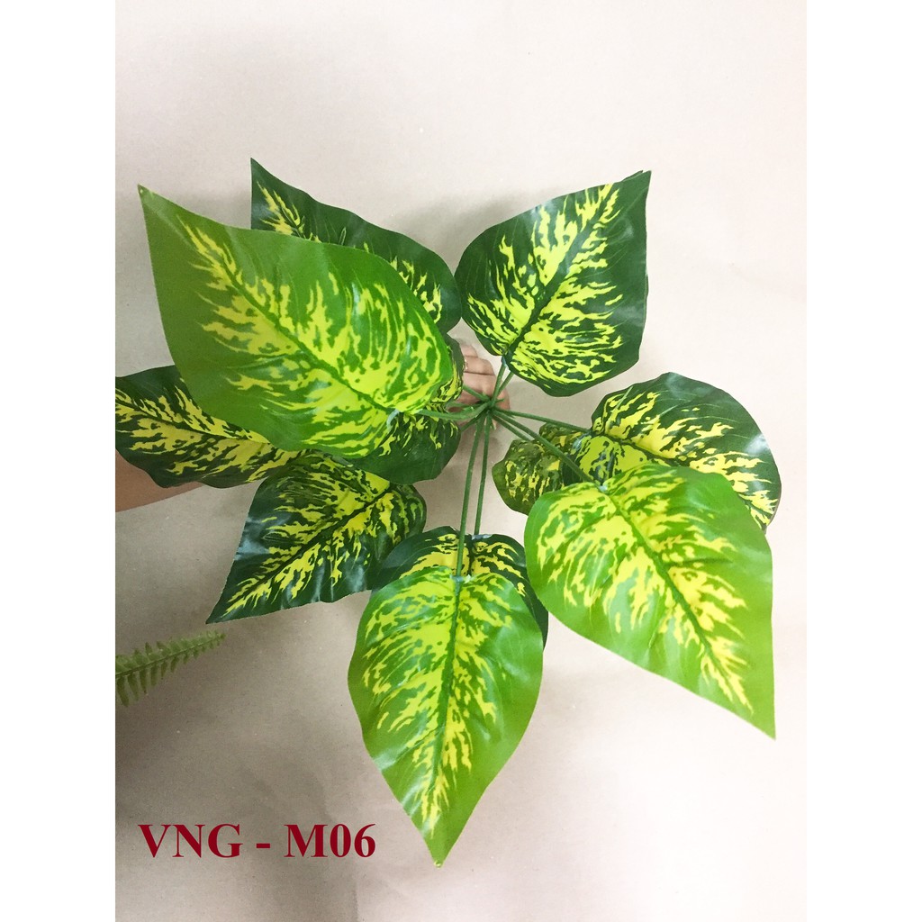 Cây giả trang trí treo tường, cắm chậu - Cây vạn thiên thanh - Cây chuối - Cây lúa - Cây dương xỉ - Dây rũ