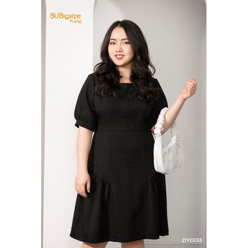 Đầm nhún 2 bên BIG SIZE 55kg đến 95kg - 21YD133 - BU Bigsize Young