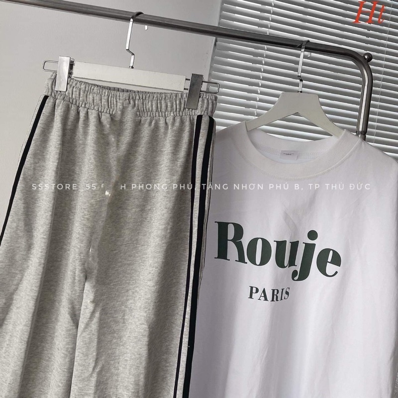 Bộ áo ROU +quần ba rót xám HT12