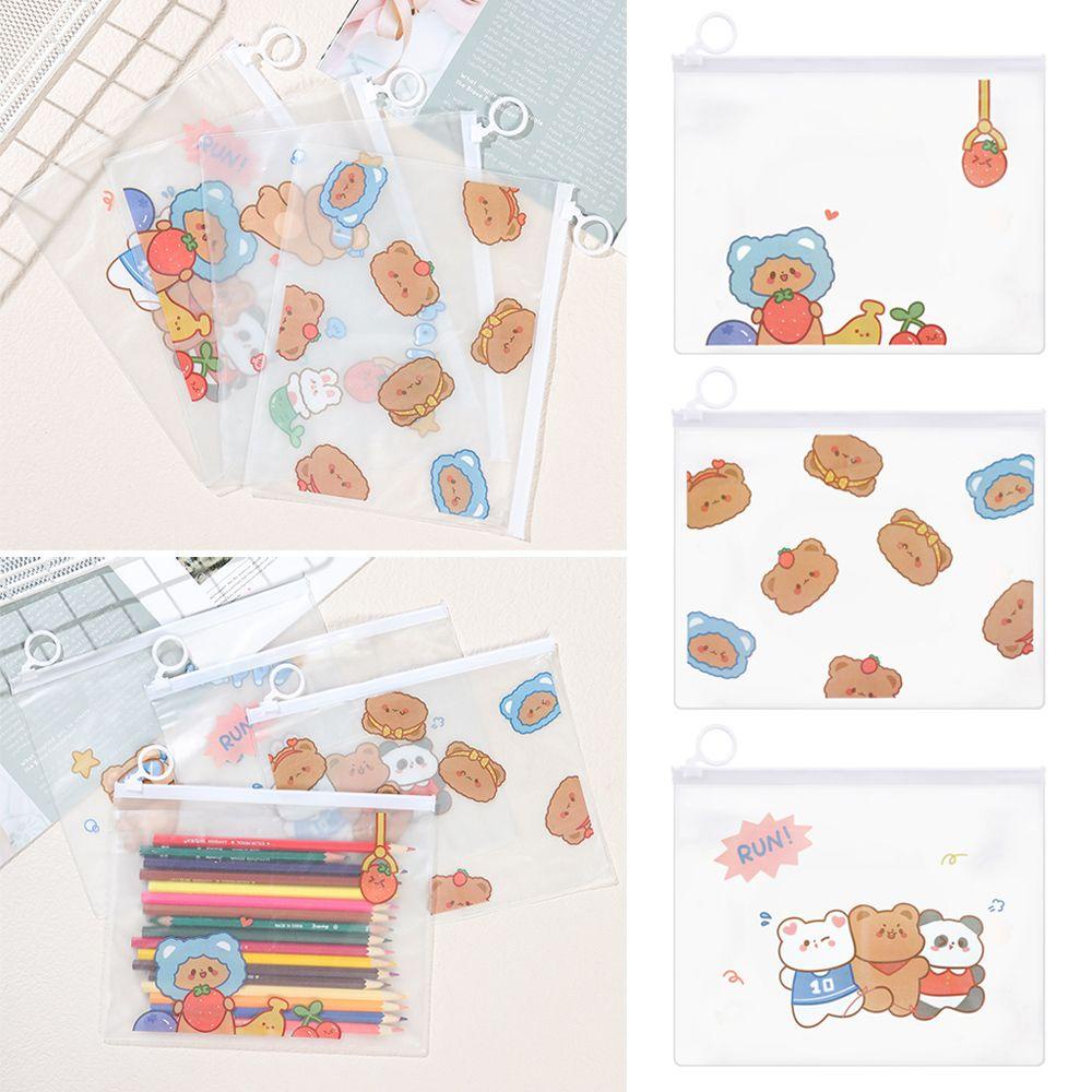 Bút Chì Trong Suốt Hình Gấu Hoạt Hình