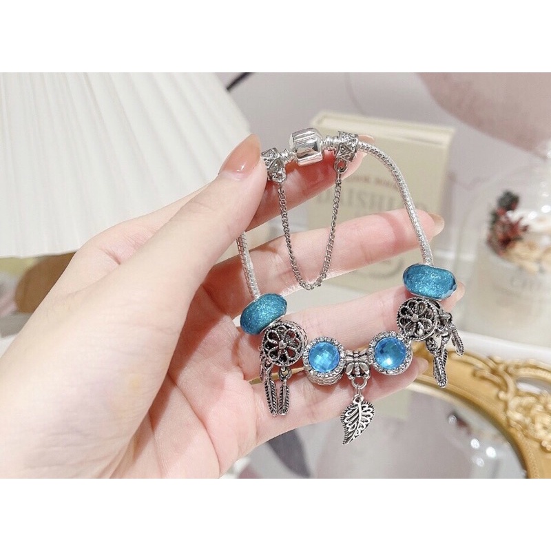 Vòng charm đeo tay, full box pandora