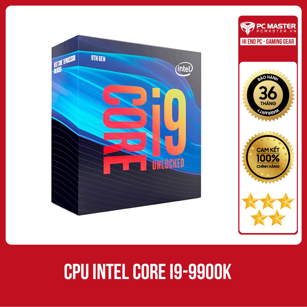 CPU Intel Core i9 - 9900K 3.6 GHz turbo up to 5.0 GHz /8 Cores 16 Threads/16MB /Socket 1151/Coffee Lake
