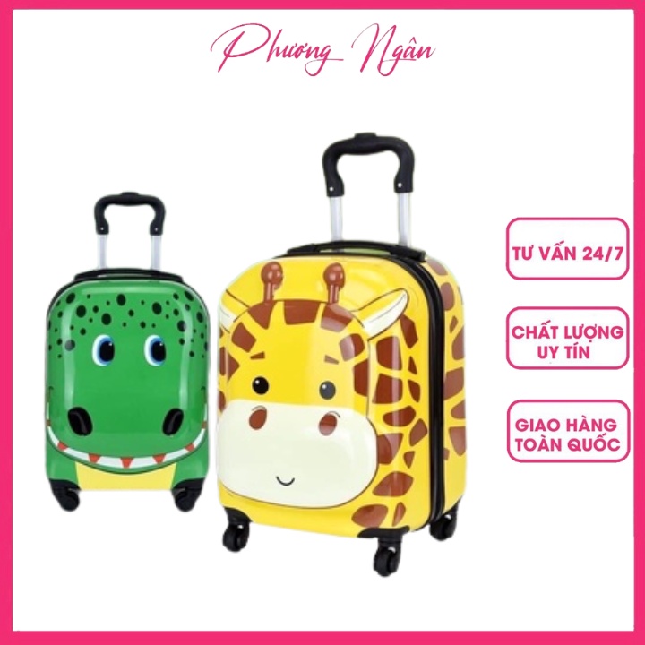 Vali Hình Thú Đáng Yêu Cho Bé, Sư Tử, Khủng Long, Hươu, Mèo Kitty