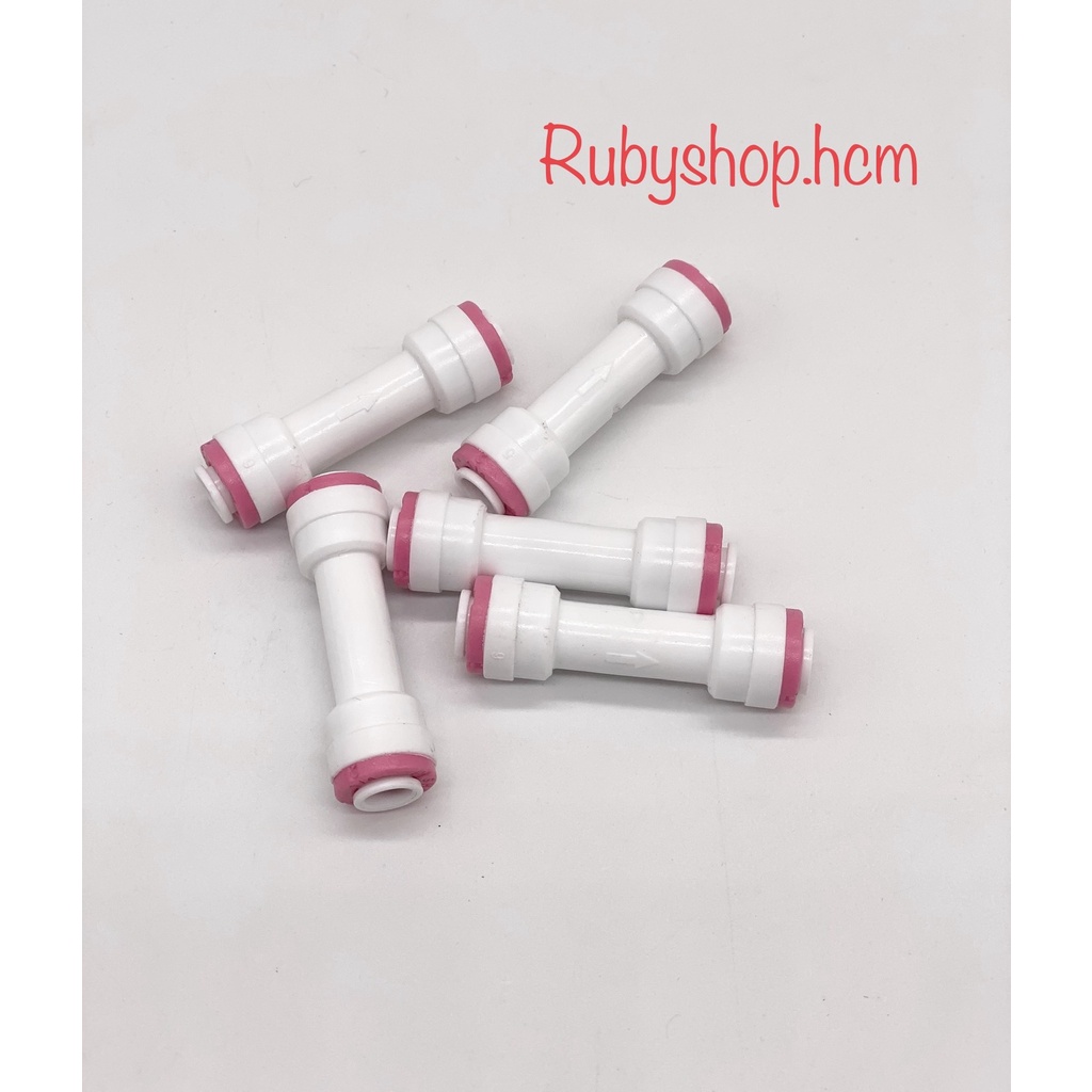 Van 1 chiều nối thẳng nối nhanh 2 đầu dây 6mm Rubyshop.hcm