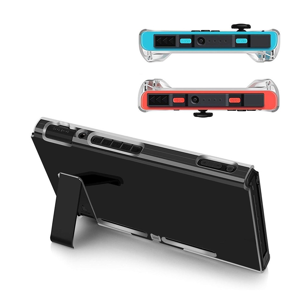 Case trong suốt cho Nintendo Switch V2, Ốp nhựa cứng trong suốt cho Nintendo Switch V2