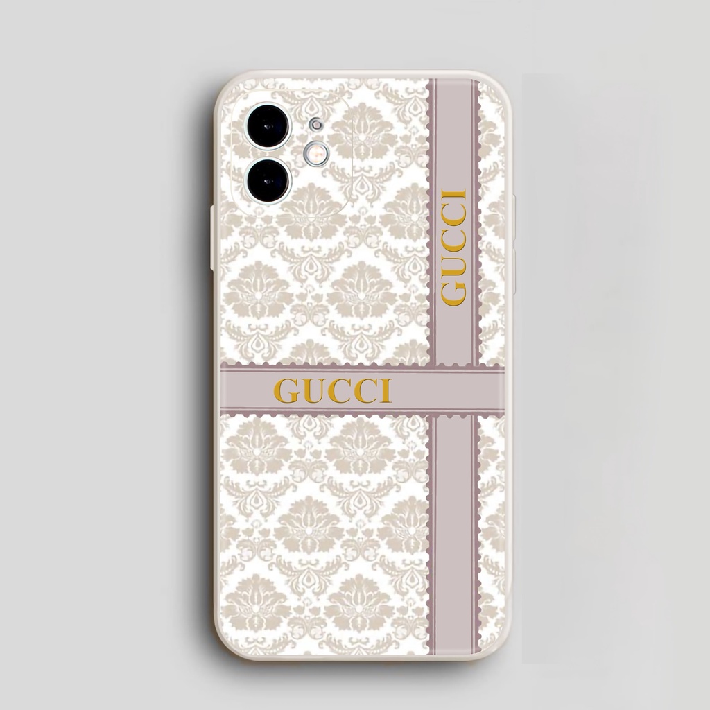 Ốp lưng iPhone 6/6s/7/8/X/XS/XR/11/12/13/14 Pro Plus Max viền vuông chống sốc bảo vệ camera silicon mềm Guci GC3536