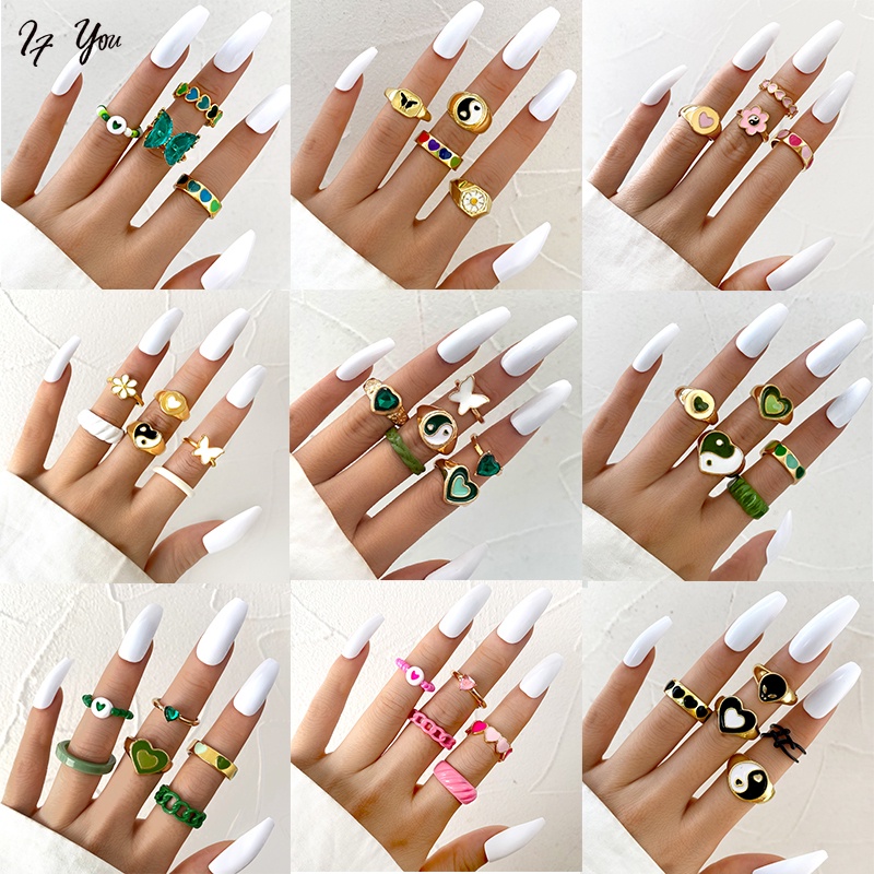 Nhẫn đeo tay kim loại tạo hình độc đáo thời trang cho nữ