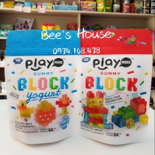 Kẹo dẻo xếp hình Play More Block Thái