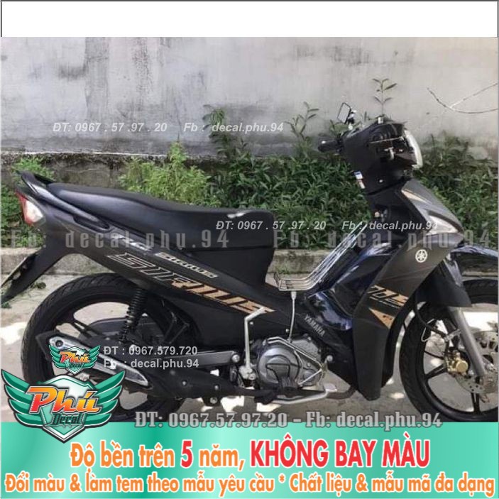 Tem rời Sirius Fi Đen Mẫu 2020  -1