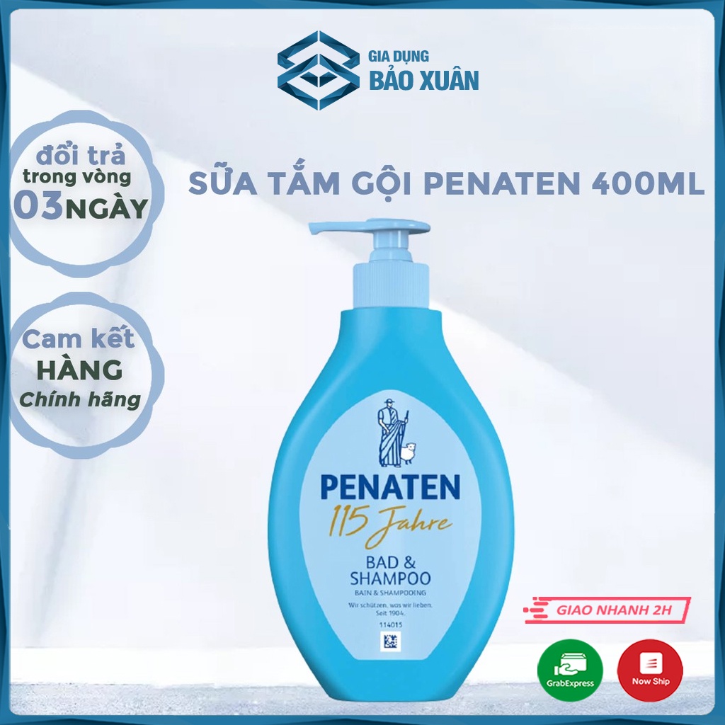 Sữa tắm dưỡng da cho bé sơ sinh Penaten 400ml - Hàng Đức