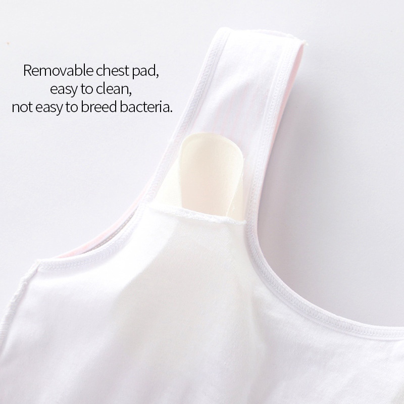 Áo lót vải cotton Thoáng Khí Dễ Thương 12-16 Tuổi Dành Cho Bé Gái