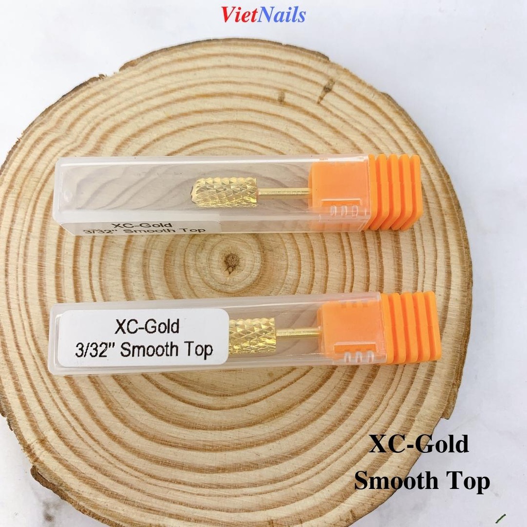 Đầu Gắn Mài Móng - Mài Mịn Mài Phá Móng Hàng Mỹ Màu Gold