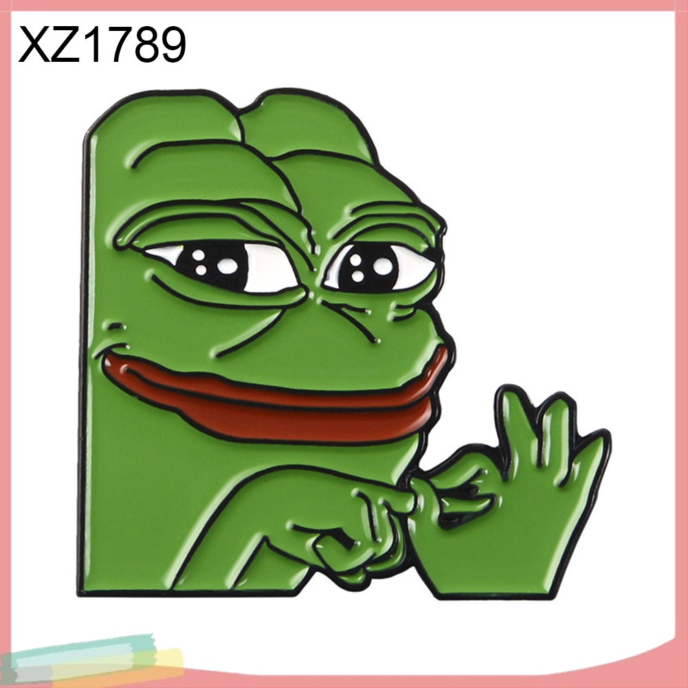 Ghim Cài Áo Hình Chú Ếch Hoạt Hình Dễ Thương
