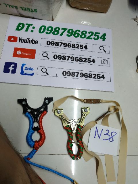 Ná trâu đồng chạc 8.5cm tặng 2 thun