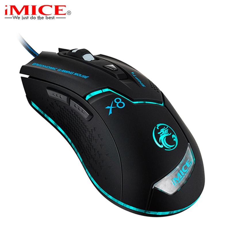 Chuột gaming IMICE-X8 3200 DPI Led đổi màu cực đẹp - Bảo hành 12 tháng !!!