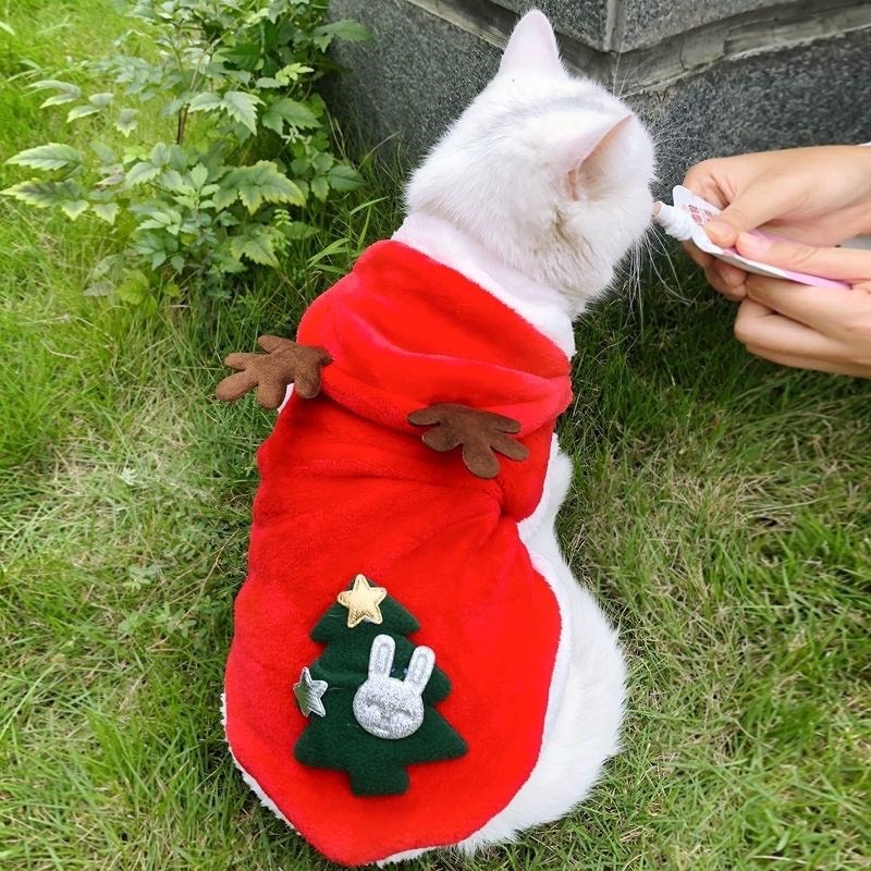 Áo noel dành cho chó mèo - Quần áo thú cưng