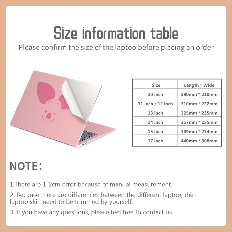 Miếng Dán Chống Thấm Nước Cho Laptop Acer Asus Lenovo Dell HP MSI Toshiba Và Các Loại Laptop Khác Nhau 11 12 13 14 15 15.6 17 Inch