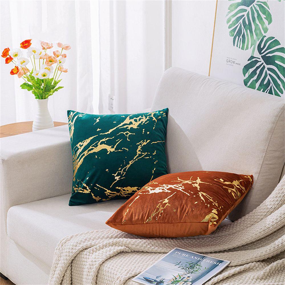 WATTLE Vỏ Gối Họa Tiết Đá Cẩm Thạch Thời Trang Hiện Đại