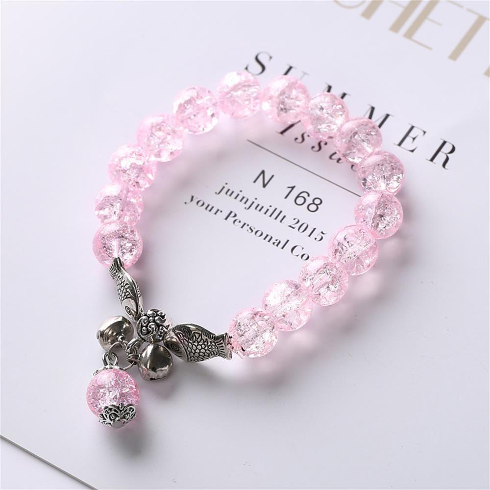 Vòng Tay Chuỗi Hạt Có Chuông Thiết Kế Tinh Tế Thời Trang|Hạt Nổ