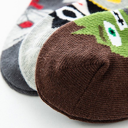 Vớ 100% Cotton Thoáng Khí In Họa Tiết Marvel Avengers Superman Dành Cho Trẻ Em 1-9 Tuổi