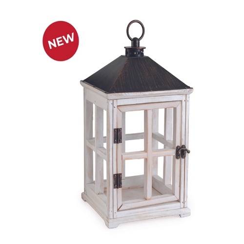 Đèn Lồng Gỗ Đốt Nến Yankee Candle - Weathered White