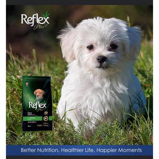 hạt Reflex chó con vị gà 3kg (Thức ăn cho chó Reflex Plus Mini & Small Breed Junior Dog Food Chicken )