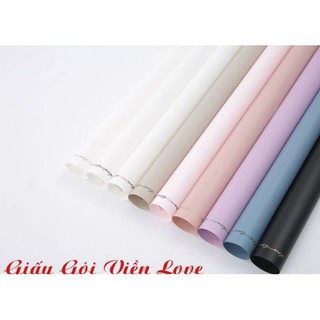Giấy bóng mờ đặc viền chữ love mới