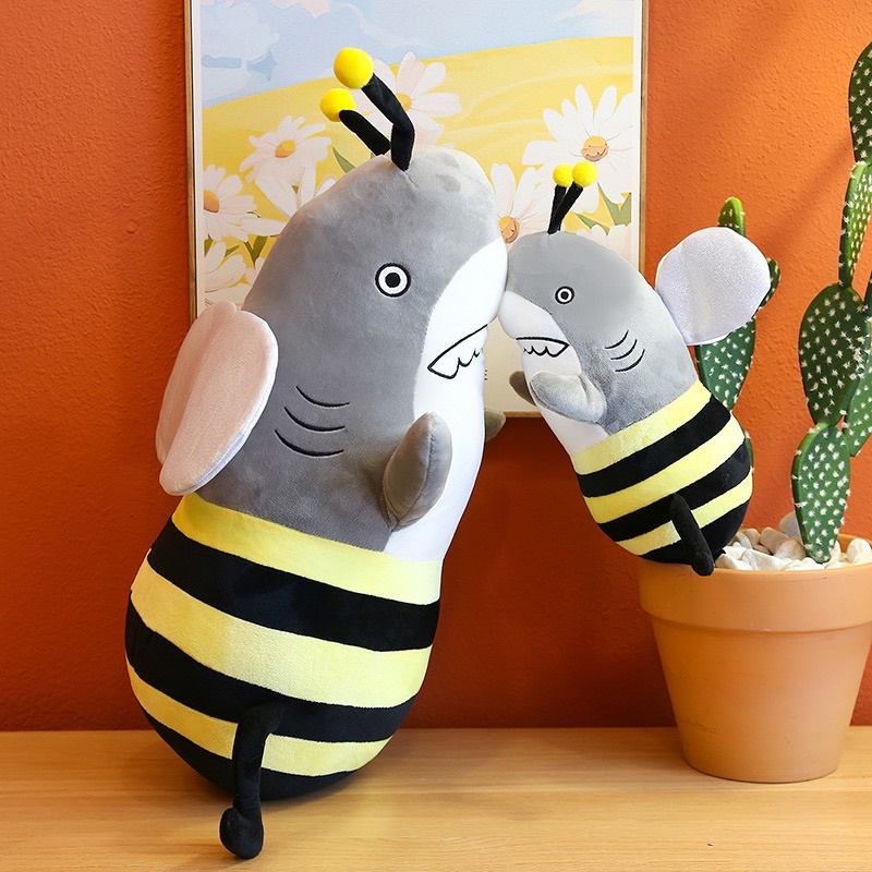 THÚ BÔNG CÁ MẬP ONG SHARK AND BEE CAO CẤP
