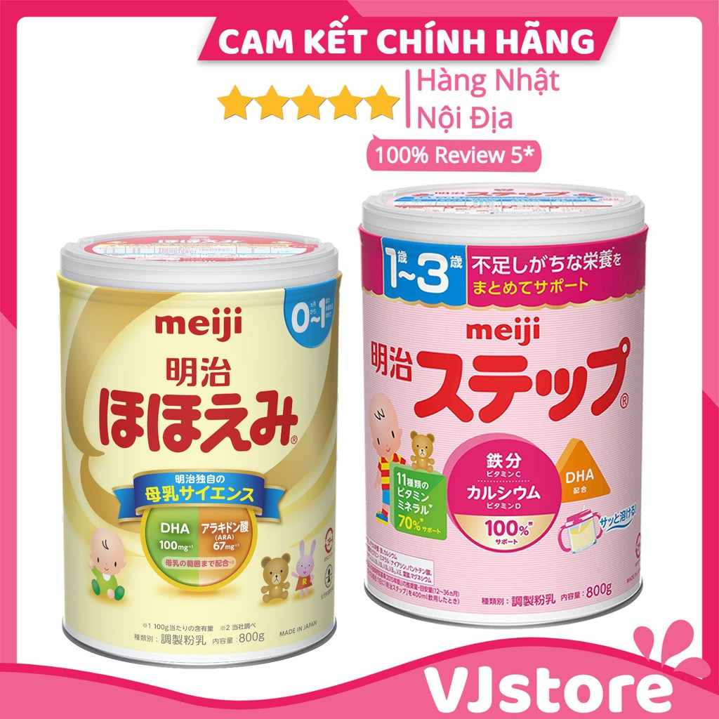 SỮA MEIJI LON 800g NỘI ĐỊA NHẬT