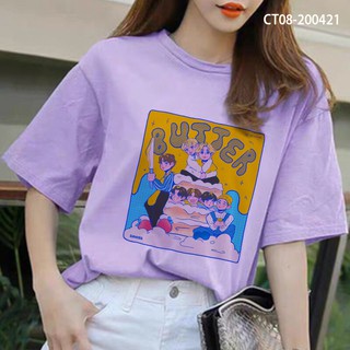 Áo Thun Butter BTS Chibi Vintage - CT08-200421