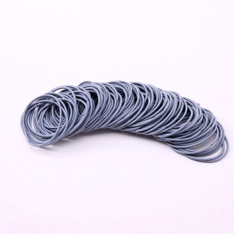 50Pcs Mini Rubber Hair Ties,Candy Color Elastic Hair Bands,Women Ponytail Holder