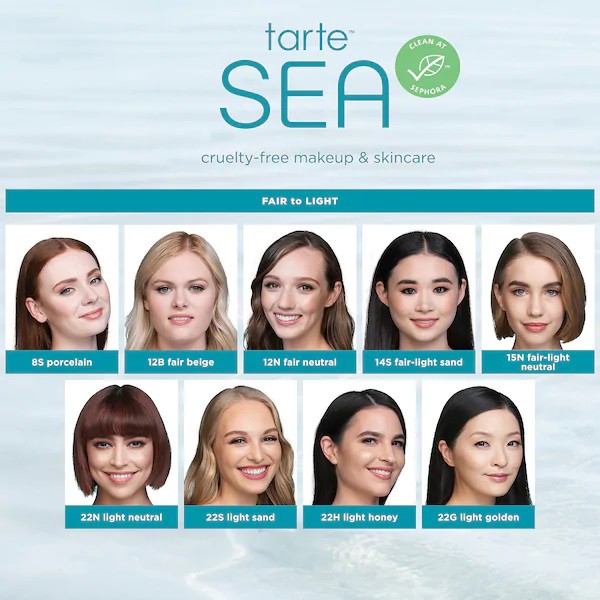 Tarte - Kem Nền Tarte SEA Water Foundation Broad Spectrum SPF 15 Sunscreen